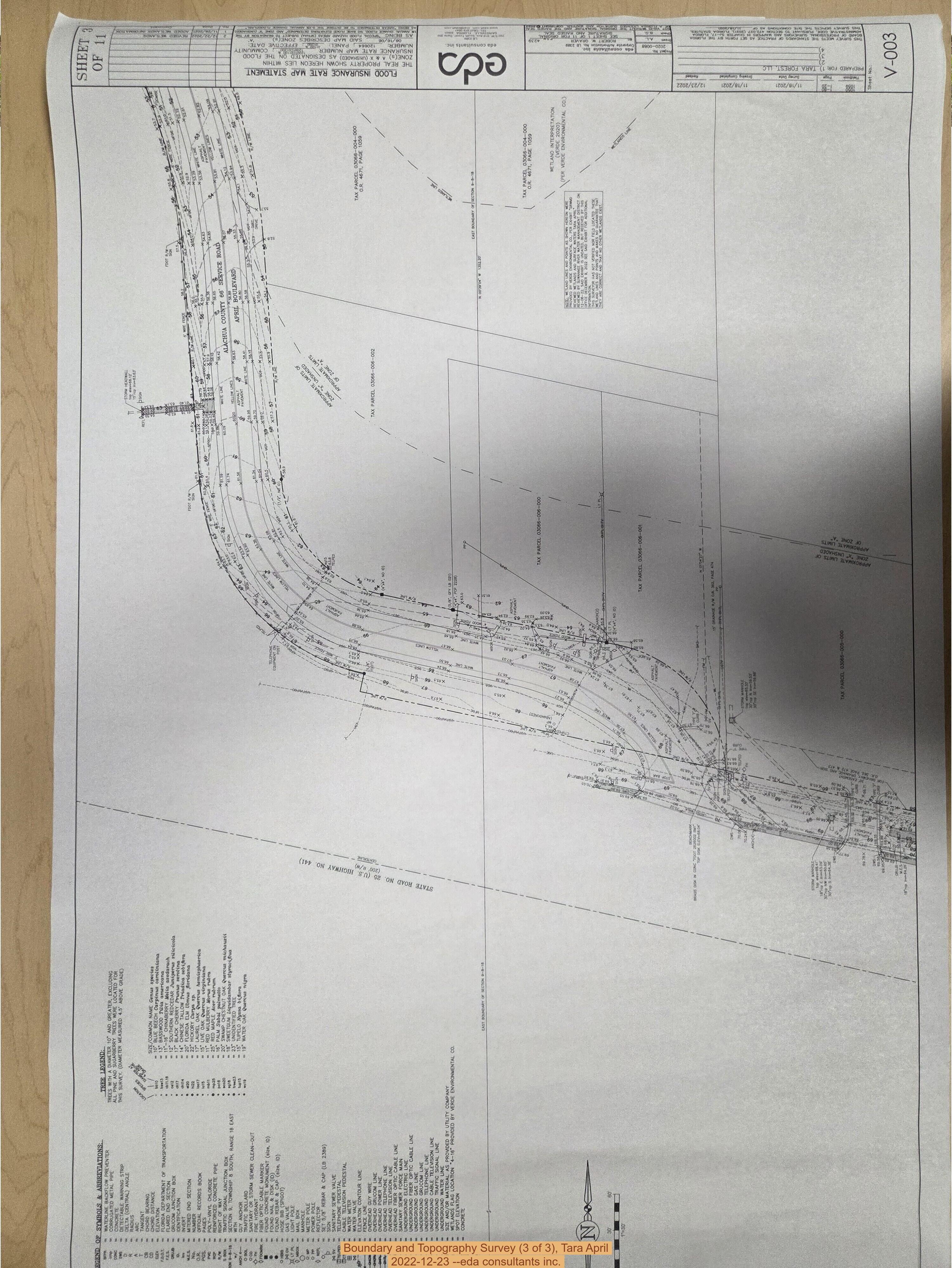 Boundary and Topography Survey (3 of 3), Tara April 2022-12-23 --eda consultants inc.