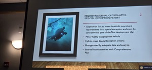 [REQUESTING DENIAL OF TARA APRIL SPECIAL EXCEPTION PERMIT, 2026-01-13 --jsq for WWALS]