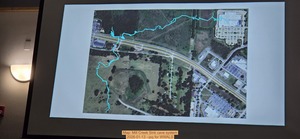 [Map: Mill Creek Sink cave system, 2026-01-13 --jsq for WWALS]