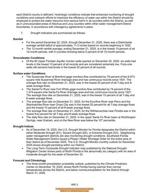 [7. Drought indicators are summarized as follows:, 2026-01-13 --SRWMD Board Packet]
