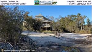 [Agenda: Demolish the Stephen C. Foster State Park Suwannee River Visitor Center --GA-DNR Board 2026-01-30]