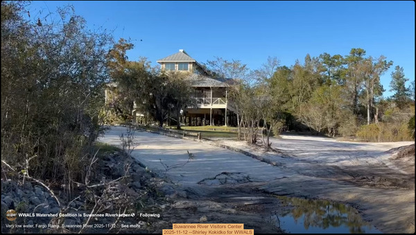 [Suwannee River Visitors Center, 2025-11-12 --Shirley Kokidko for WWALS]