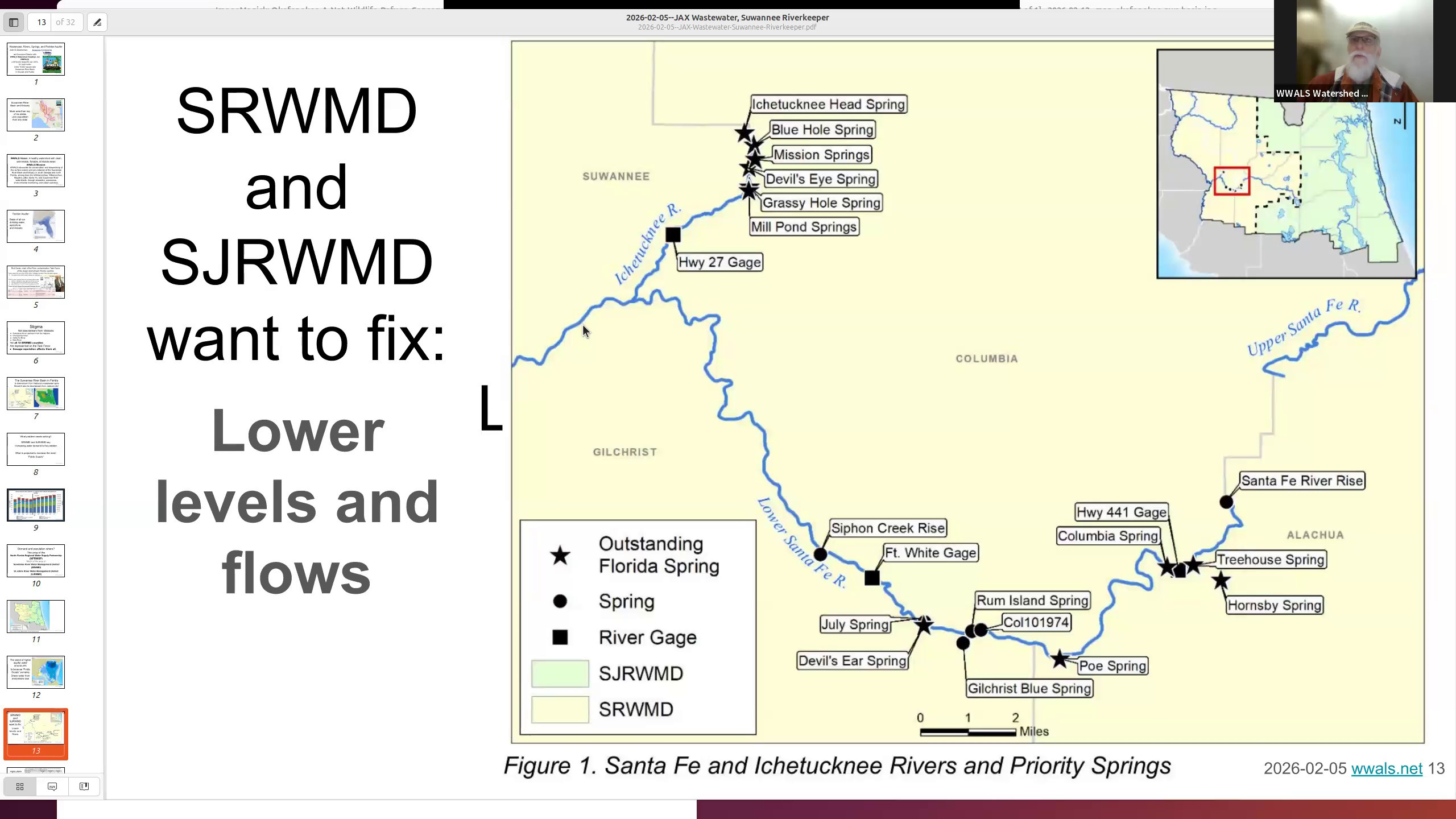 Minimum Flows and Levels (MFLs), 2026-02-12 --Sara Jones for WWALS