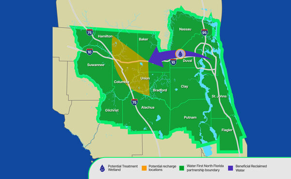 Map: Water First North Florida, 2025-11-12 --SJRWMD