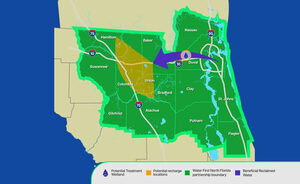 [Map: Water First North Florida, 2025-11-12 --SJRWMD]