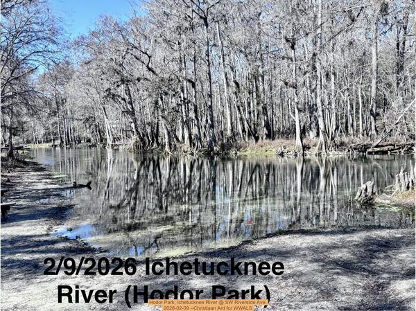 [Hodor Park, Ichetucknee River @ SW Riverside Ave. 2026-02-09 --Christiaan Ard for WWALS]
