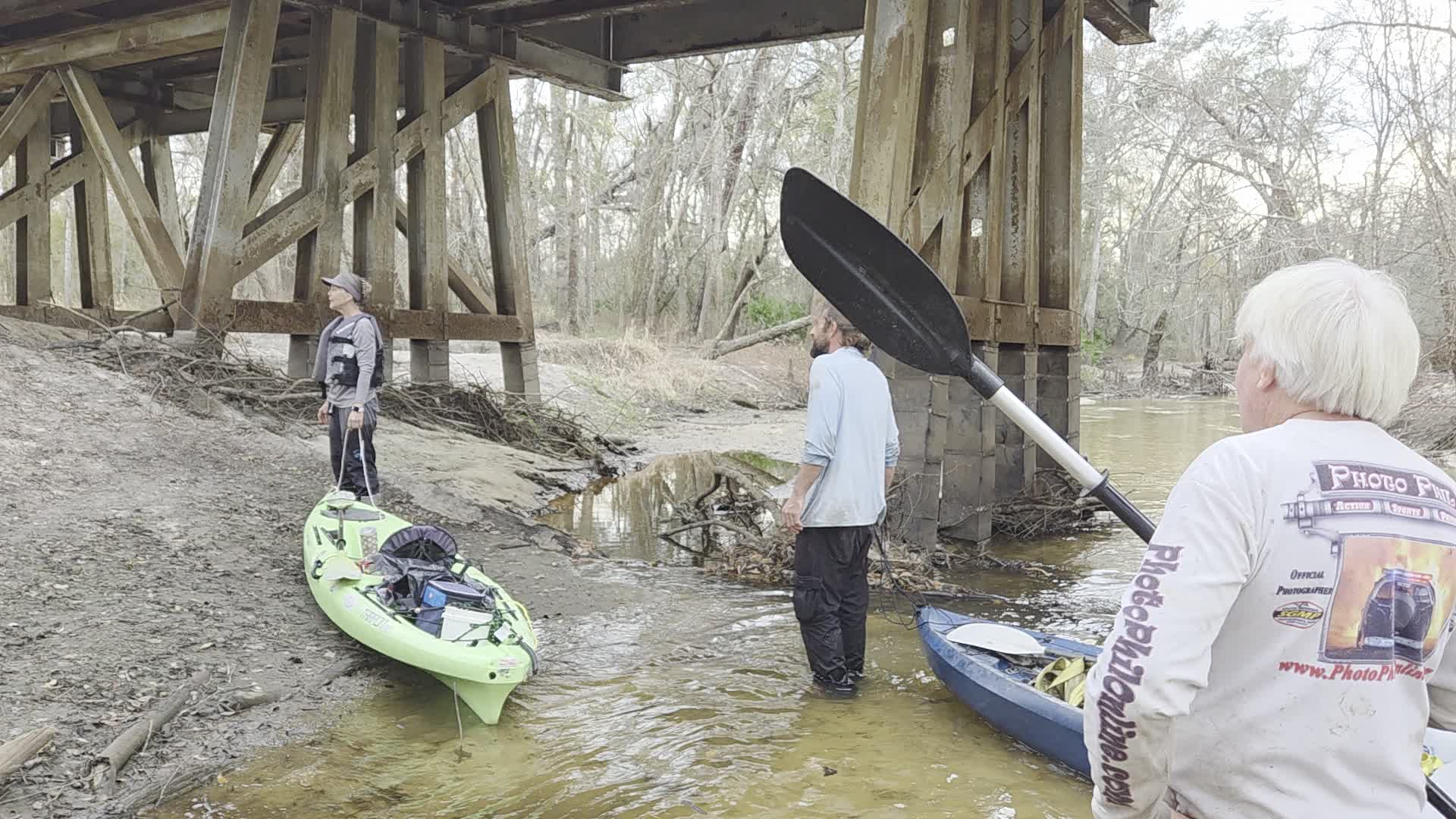 Movie: Got to go up that sandy slope to the access road, 2026:02:14 17:10:34, 30.8690845, -83.3136320 (7.4M)