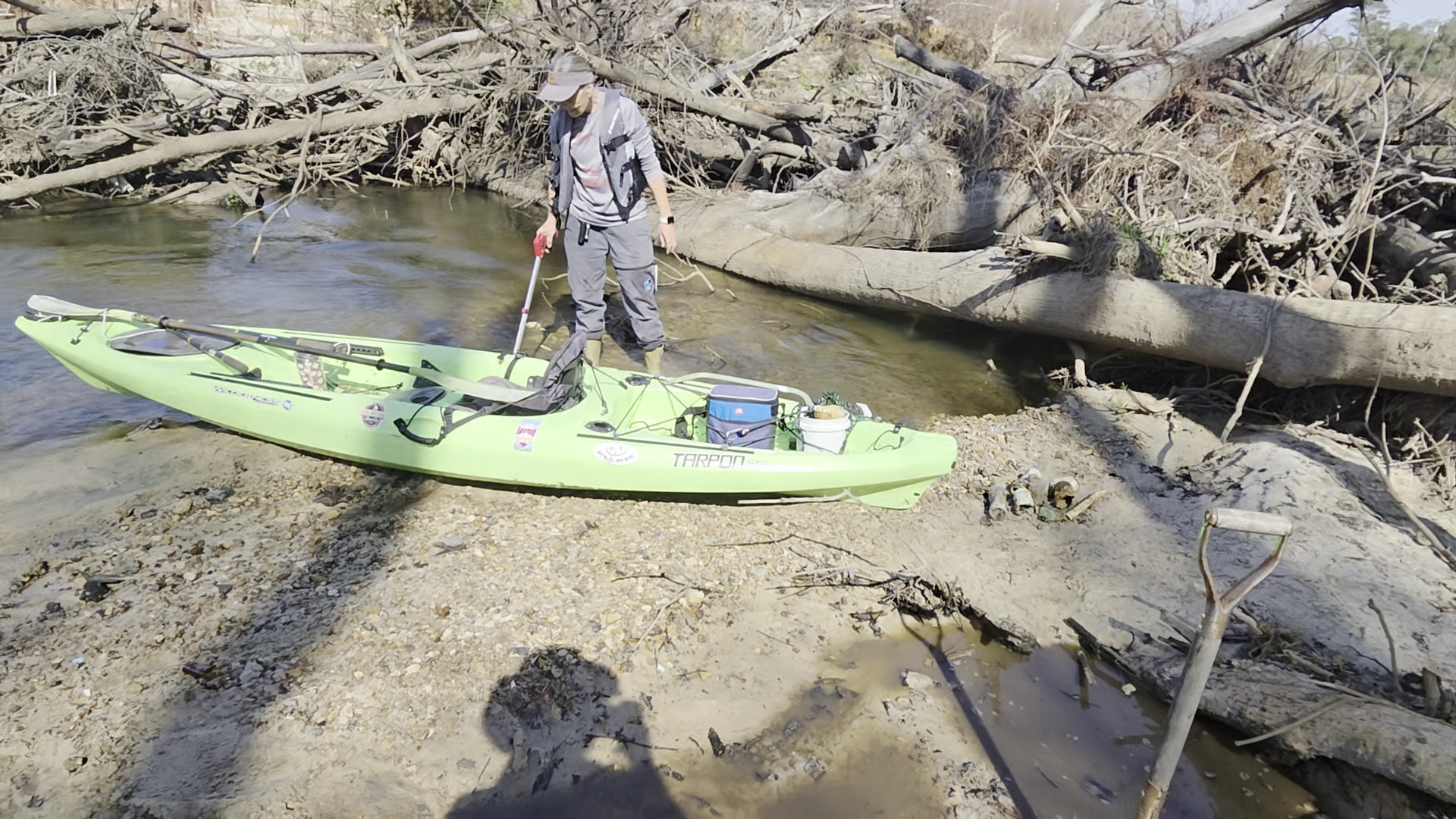 Tish Hall Picking Trash