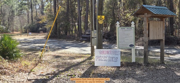 Volunteers Park Here @ Langdale Park, 2026-02-16 --jsq for WWALS