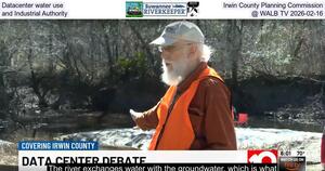 [Datacenter water use, Irwin County Planning Commission, and Industrial Authority @ WALB TV 2026-02-16]