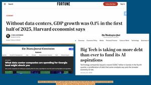 [Without data centers, GDP growth was 0.1% in the first half of 2025, Harvard economist says, 2026-02-17 --Amy Sharma, Science for Georgia]