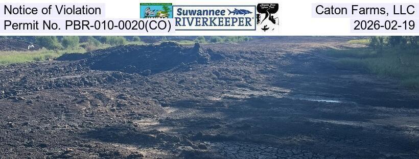 Notice of Violation, Caton Farms, LLC, Permit No. PBR-010-0020(CO), 2026-02-19