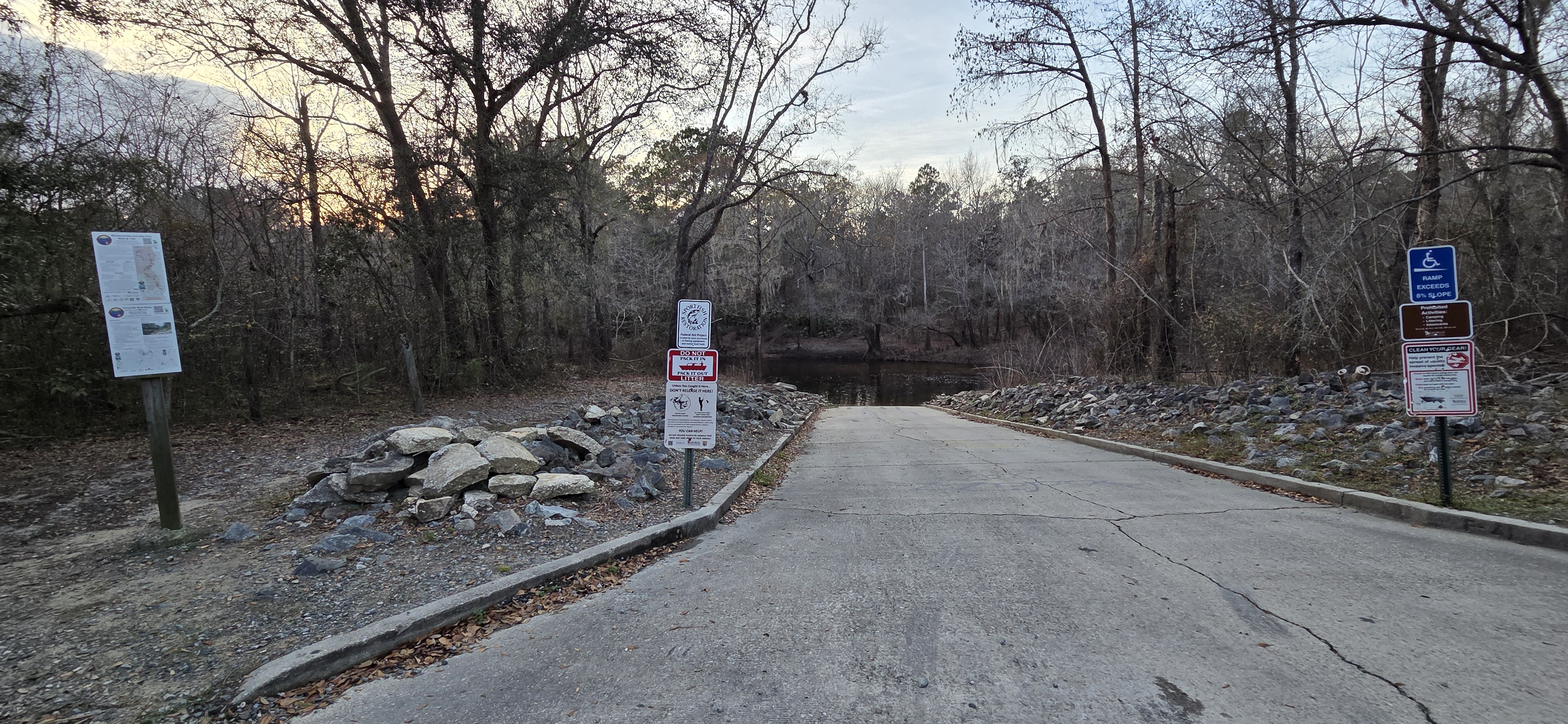 Troupville Boat Ramp, Little River @ GA 133 2026-02-19 --jsq for WWALS