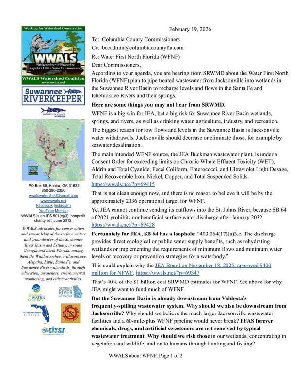 [Here are some things you may not hear from SRWMD]