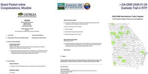 [Board Packet online, --GA-DNR 2026-01-24, Congratulations, Moultrie, Eastside Trail in RTP]