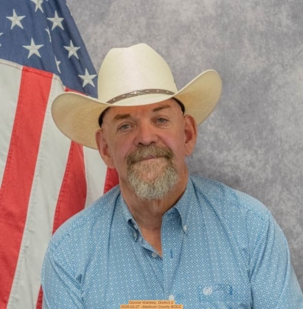 Donnie Waldrep, District 2, 2026-02-27 --Madison County BOCC