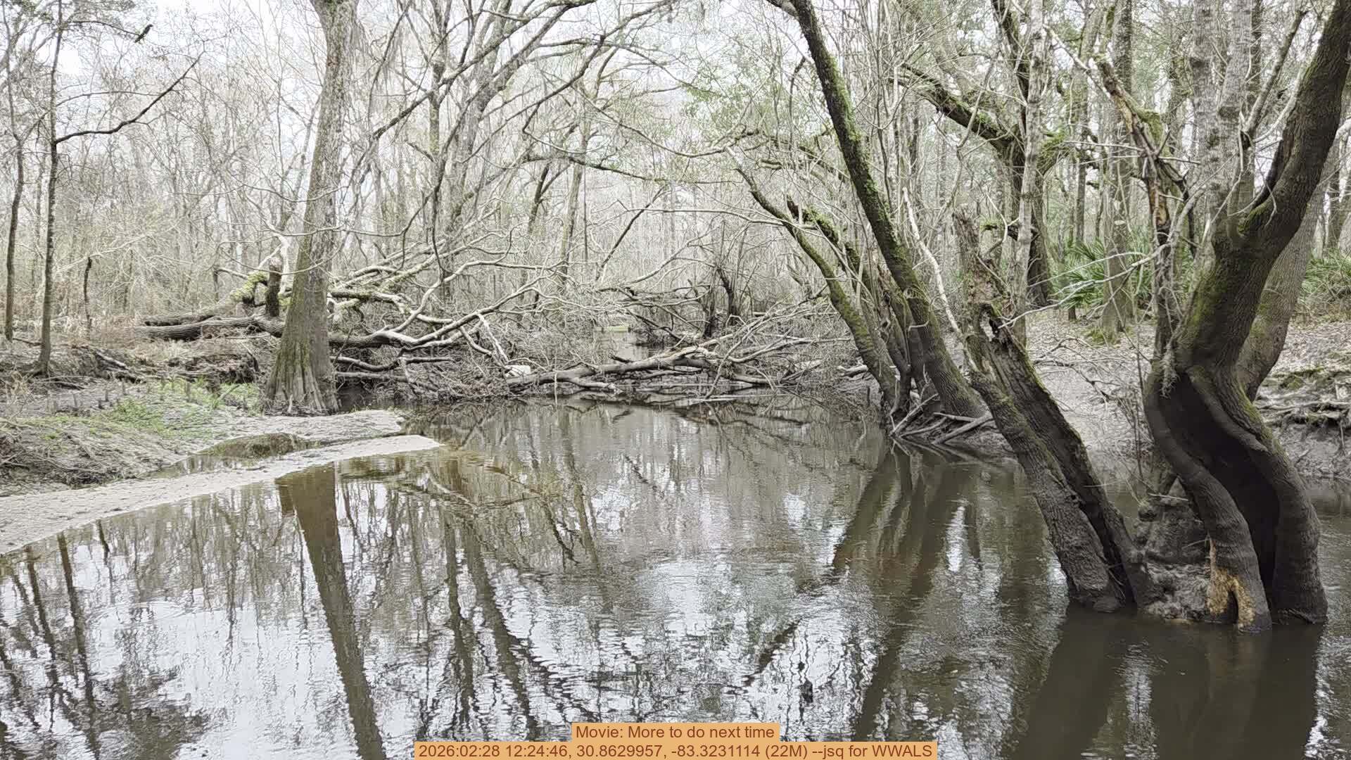 Movie: More to do next time, 2026:02:28 12:24:46, 30.8629957, -83.3231114 (22M) --jsq for WWALS