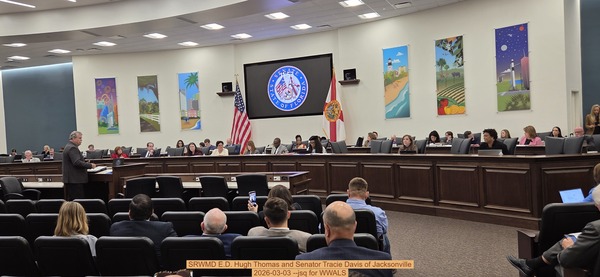 SRWMD E.D. Hugh Thomas and Senator Tracie Davis of Jacksonville, 2026-03-03 --jsq for WWALS