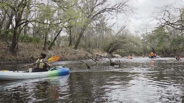 Movie: Her paddle is cracking, but I have a spare, 2026:03:07 10:25:34, 30.8415635, -83.3520878 (10M) --jsq for WWALS