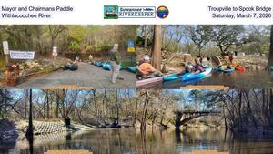 [Mayor and Chairmans Paddle, Troupville to Spook Bridge, Withlacoochee River, Saturday, March 7, 2026]