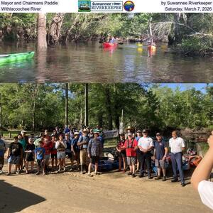 [Mayor and Chairmans Paddle by Suwannee Riverkeeper, Withlacoochee River, Saturday, March 7, 2026]