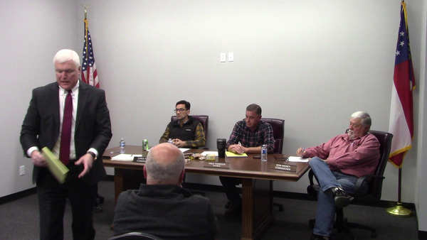 Movie: Attorney Johnny Spurlin: of course applicant will say what you want to hear, and what specific harms should the ordinance protect against? (231M)