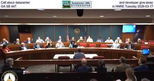 [Call about datacenter and developer give-away, GA SB 447, in HNRE Tuesday 2026-03-17]