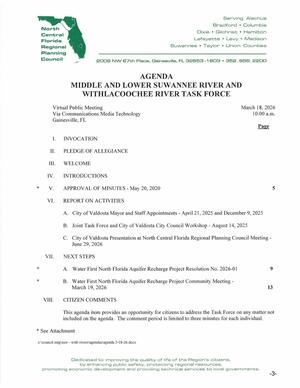 [Agenda, Virtual Public Meeting March 18, 2026]