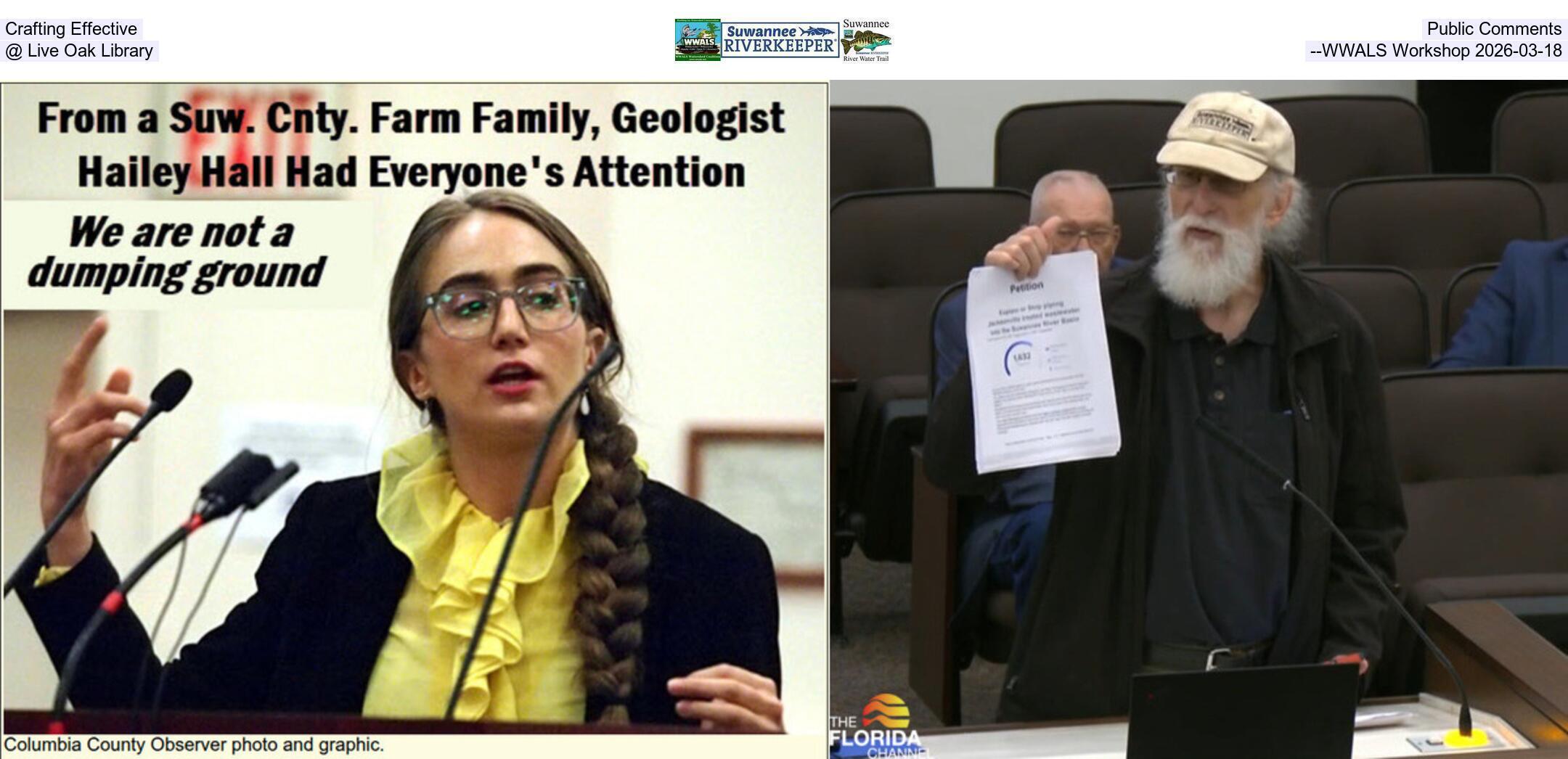 Crafting Effective Public Comments @ Live Oak Library --WWALS Workshop 2026-03-18