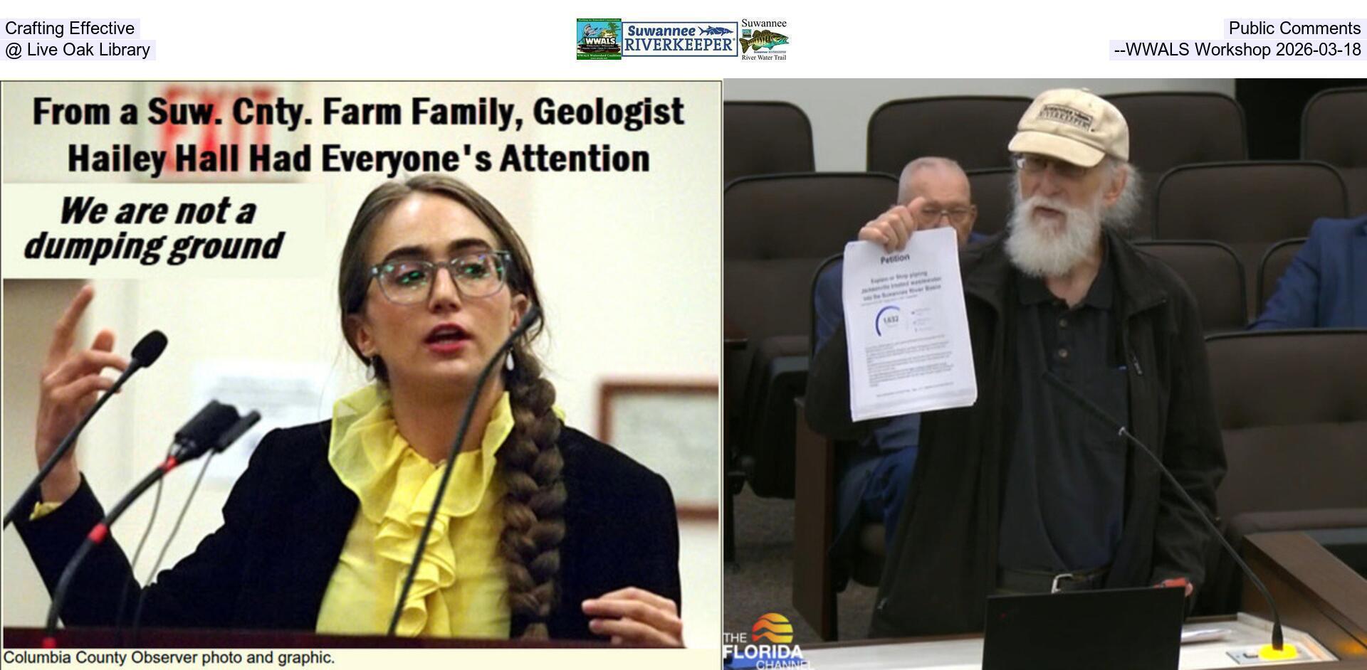 Crafting Effective Public Comments @ Live Oak Library --WWALS Workshop 2026-03-18