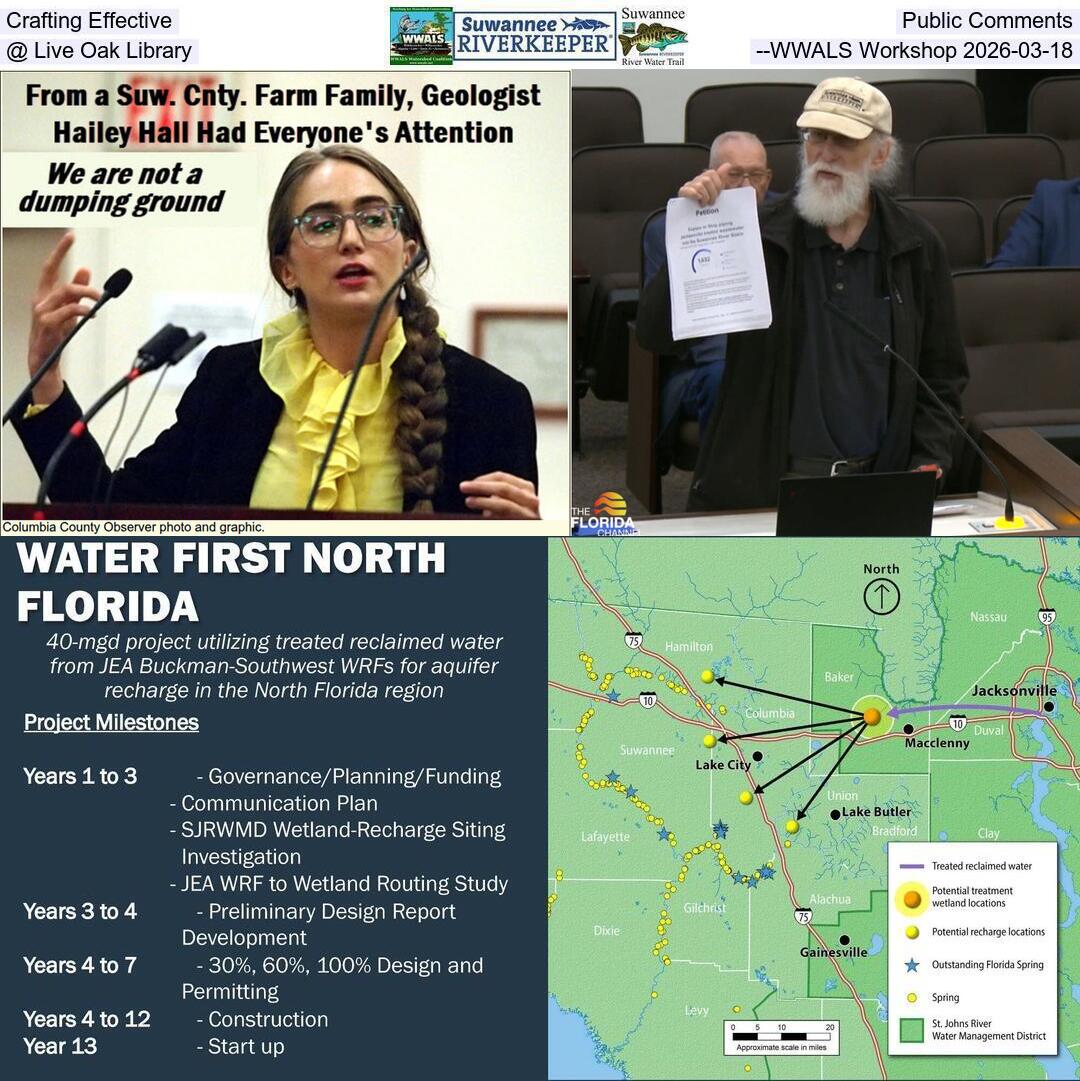 Crafting Effective Public Comments @ Live Oak Library --WWALS Workshop 2026-03-18