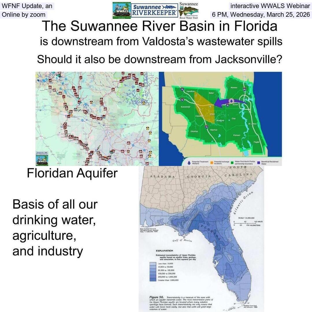 WFNF Update, an interactive WWALS Webinar, Online by zoom, 6 PM, Wednesday, March 25, 2026