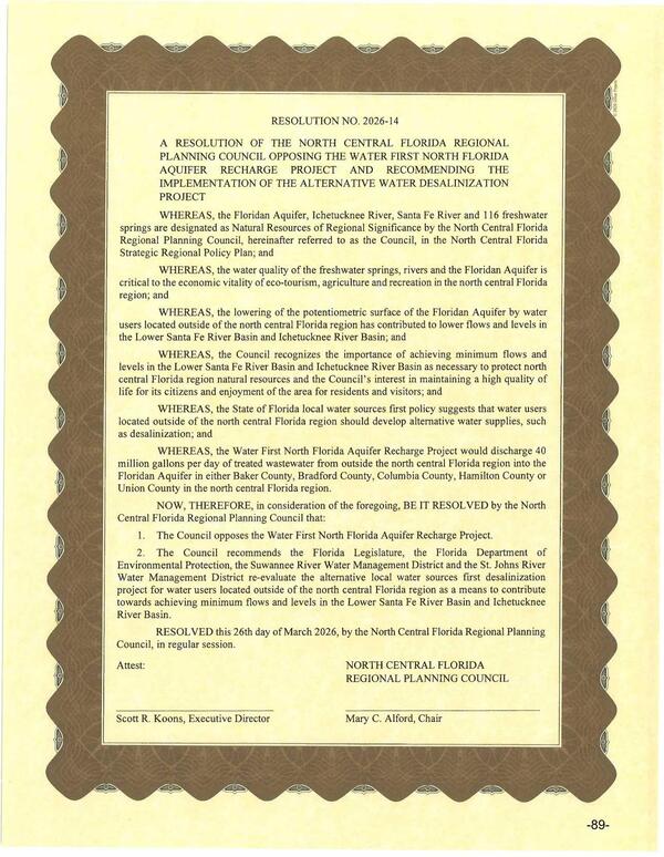 RESOLUTION NO. 2026-14