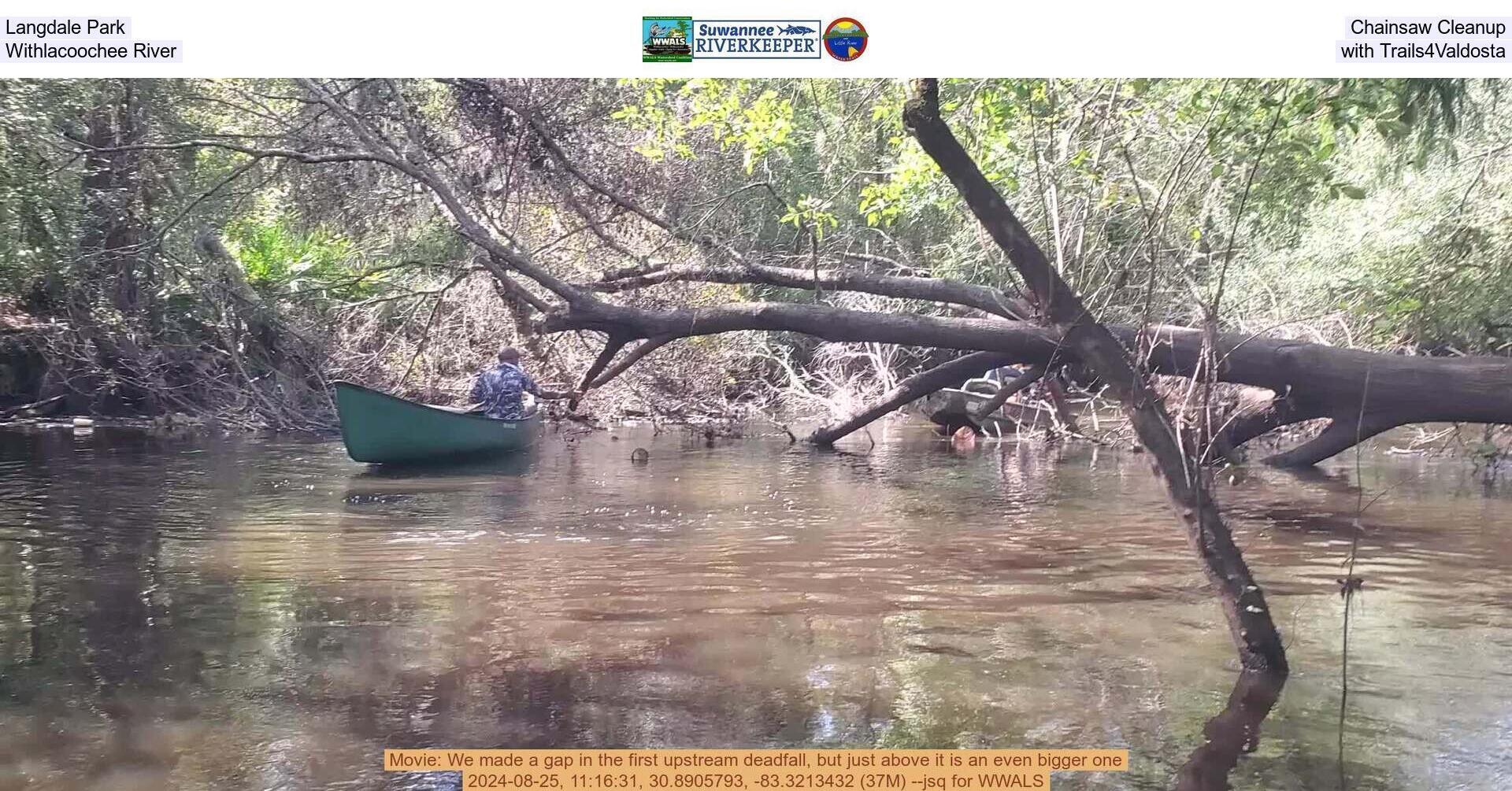 [Langdale Park Chainsaw Cleanup, Withlacoochee River, with Trails4Valdosta]