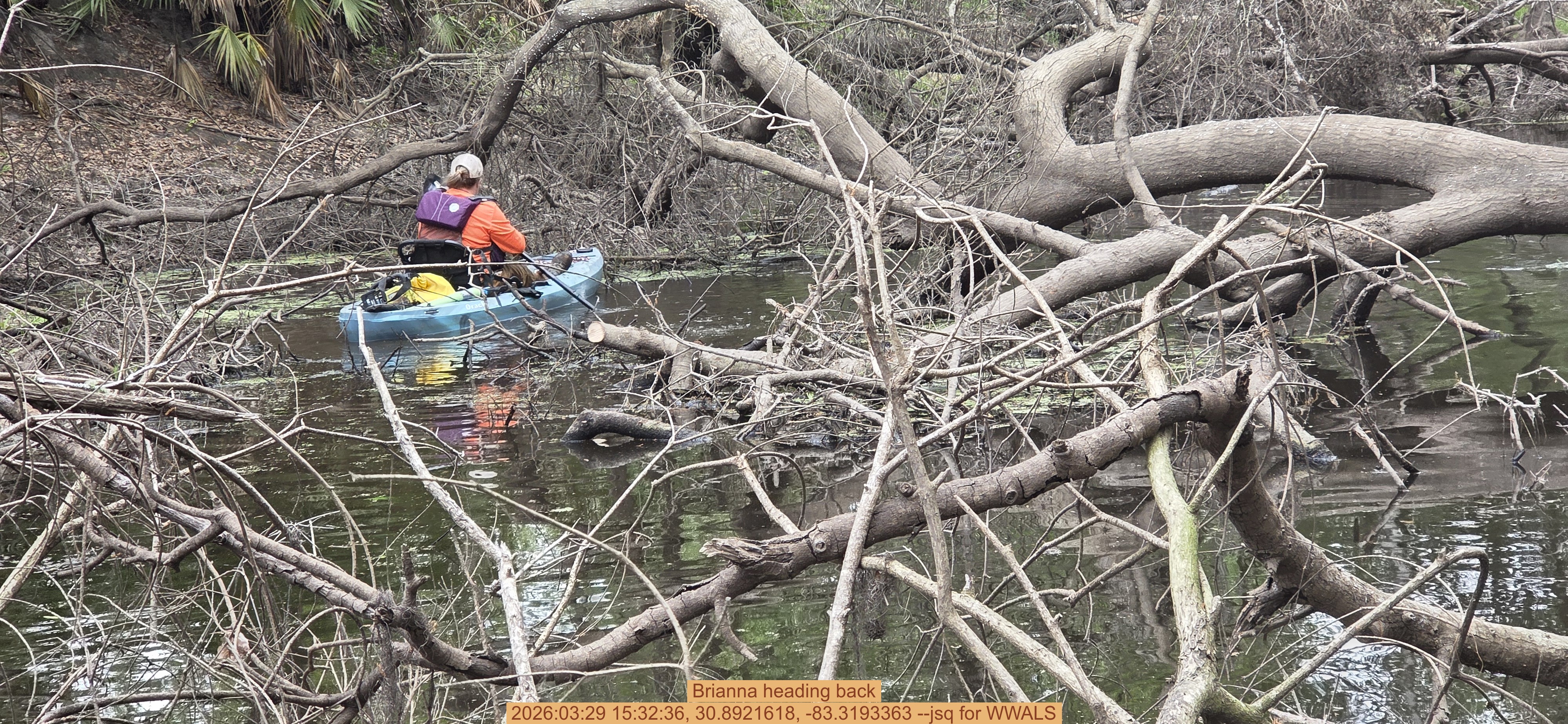 Brianna heading back, 2026:03:29 15:32:36, 30.8921618, -83.3193363 --jsq for WWALS