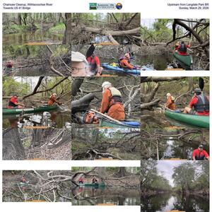 [Chainsaw Cleanup, Withlacoochee River, Upstream from Langdale Park BR, Towards US 41 Bridge, Sunday, March 29, 2026]