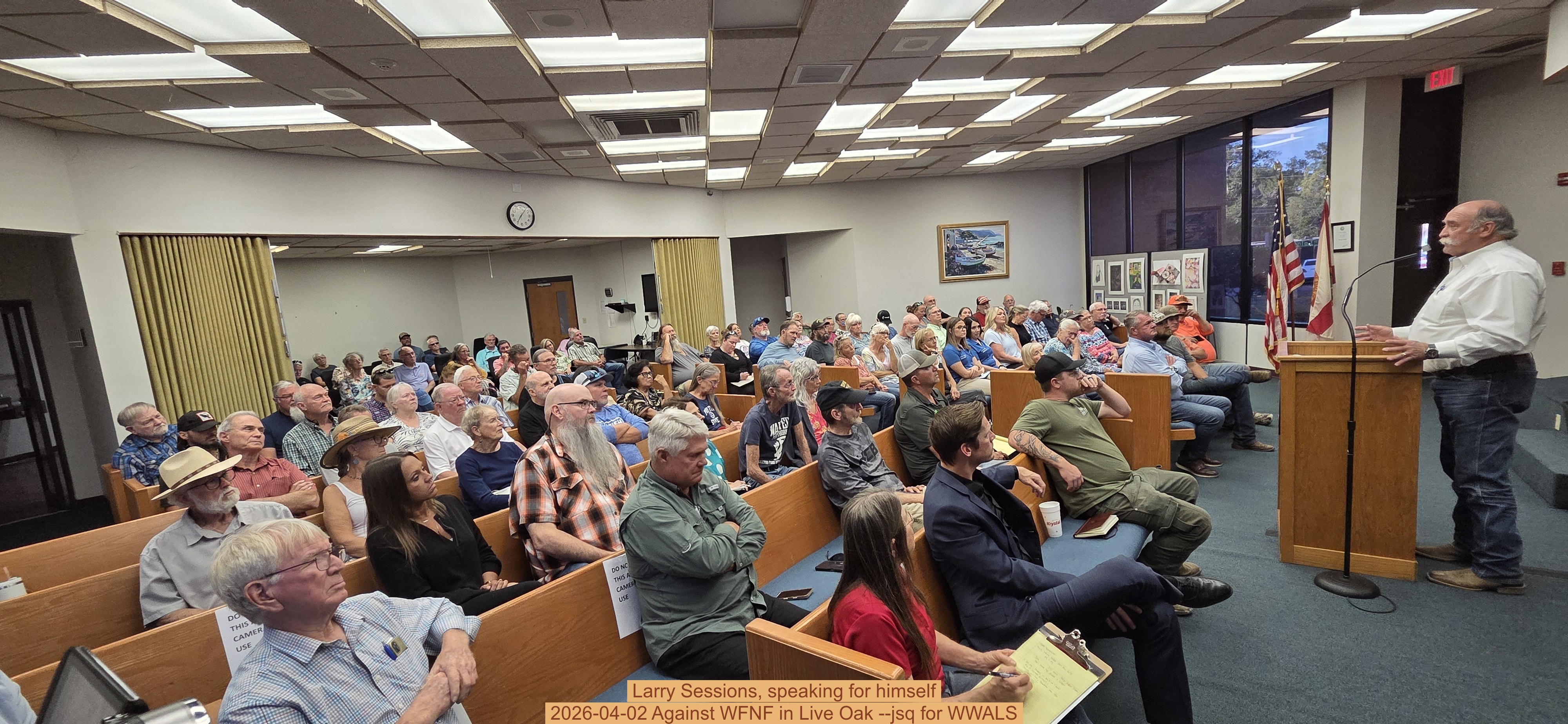 Larry Sessions, speaking for himself