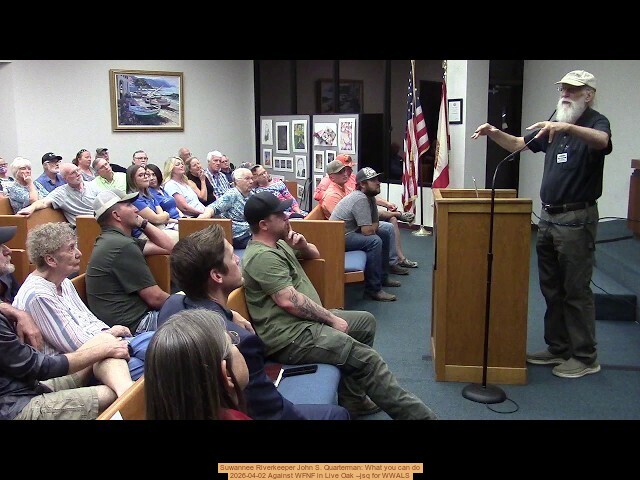 Suwannee Riverkeeper John S. Quarterman: What you can do