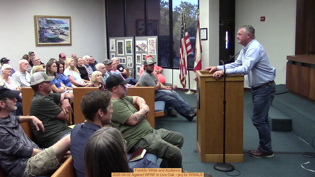 Franklin White and Audience