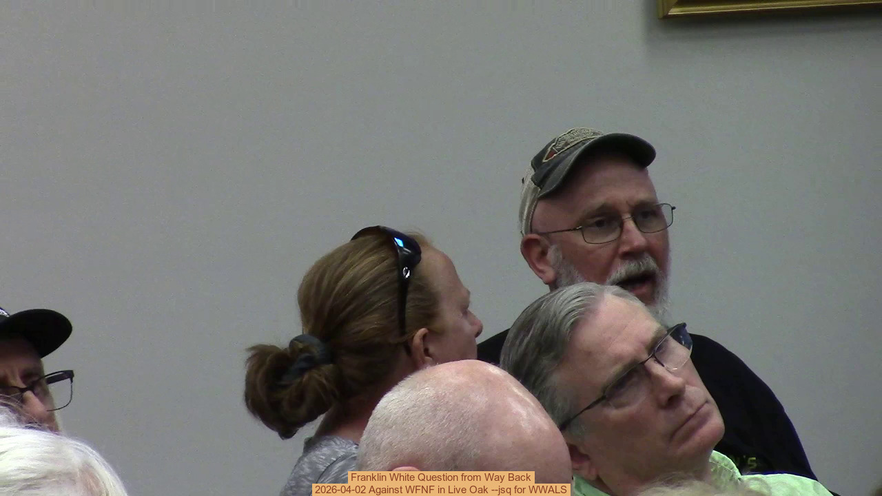 Franklin White Question from Way Back