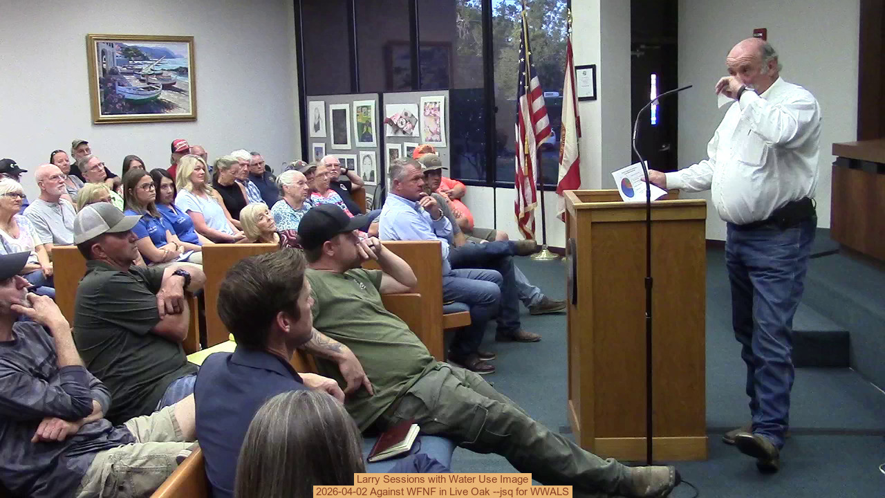 Larry Sessions with Water Use Image