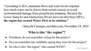 [Who is this “the region”?]