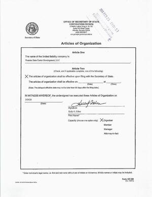 [Organizer, Kelly O. Faber]