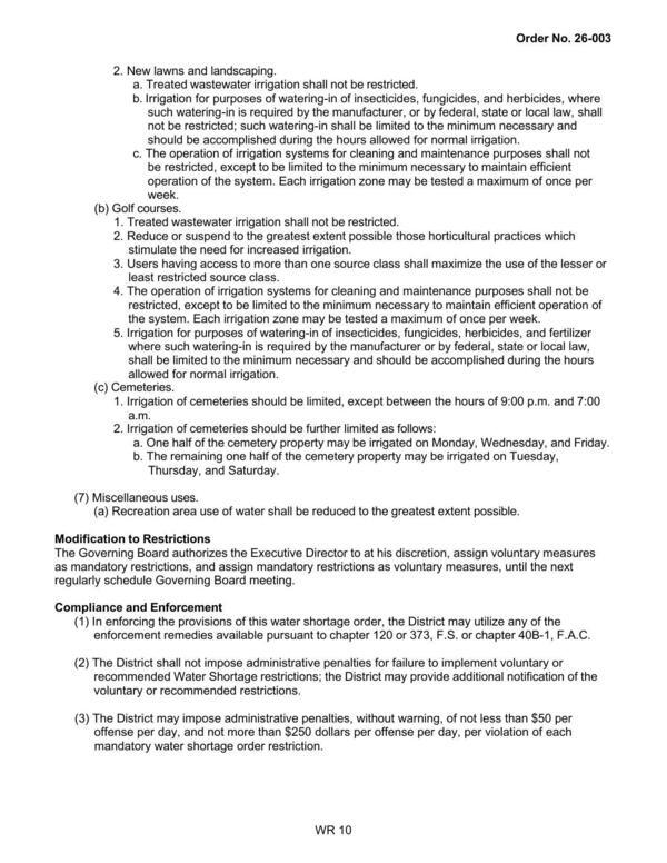 Compliance and Enforcement