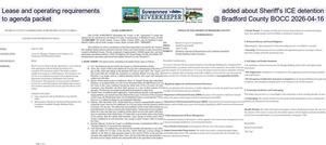 [Lease and operating requirements added about Sheriff's ICE detention to agenda packet @ Bradford County BOCC 2026-04-16]