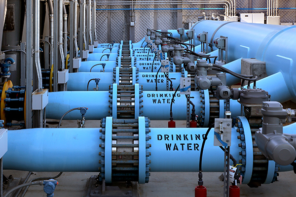 Drinking water from seawater desalination --San Diego County Water Authority