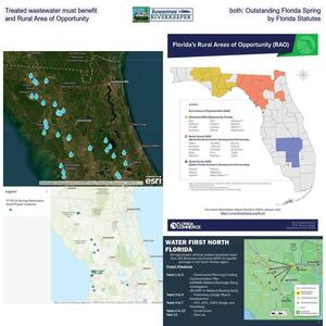 [Treated wastewater must benefit both: Outstanding Florida Spring and Rural Area of Opportunity by Florida Statutes]