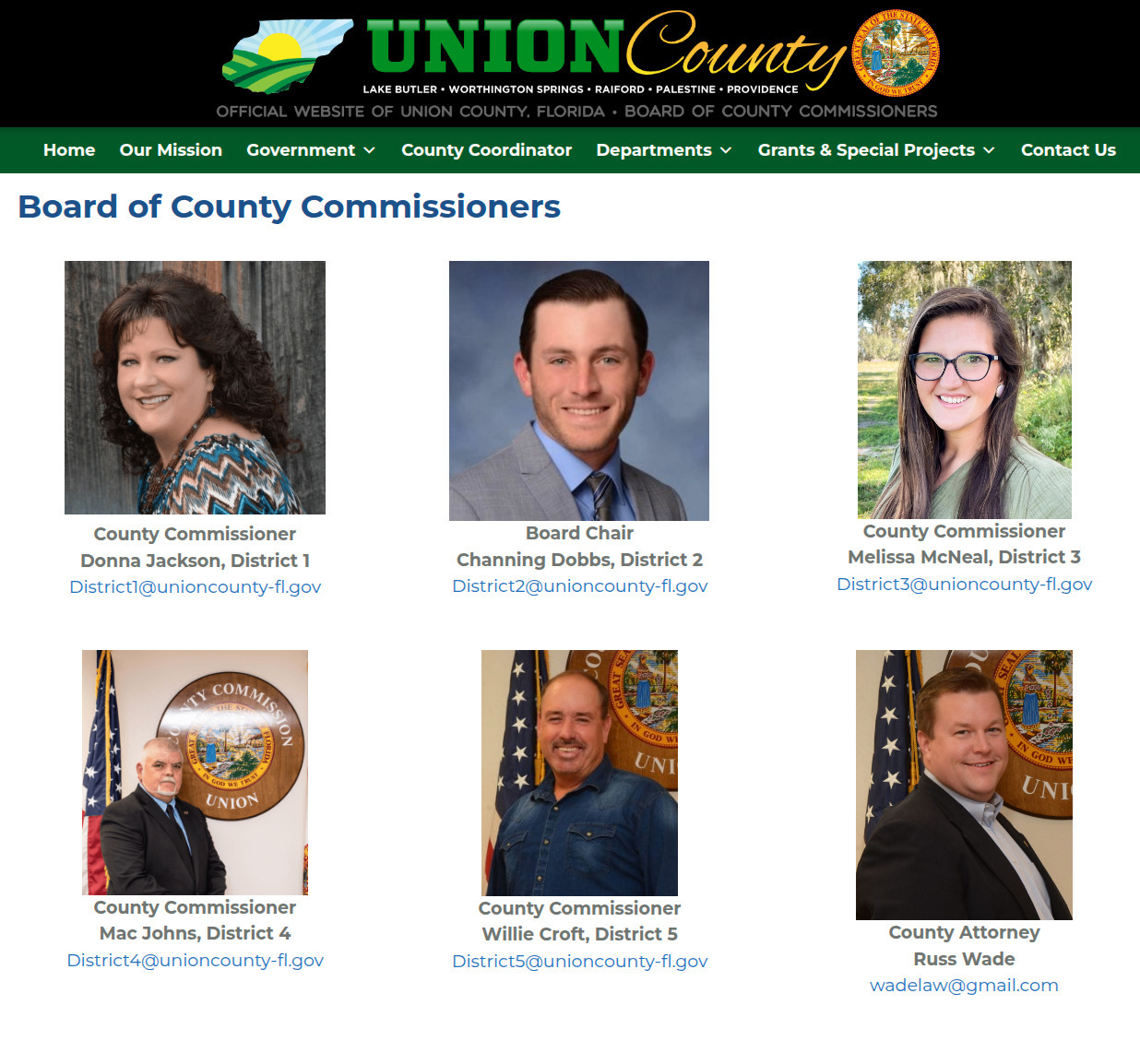 Union County, FL, Commissioners, 2026-04-17 --Union County