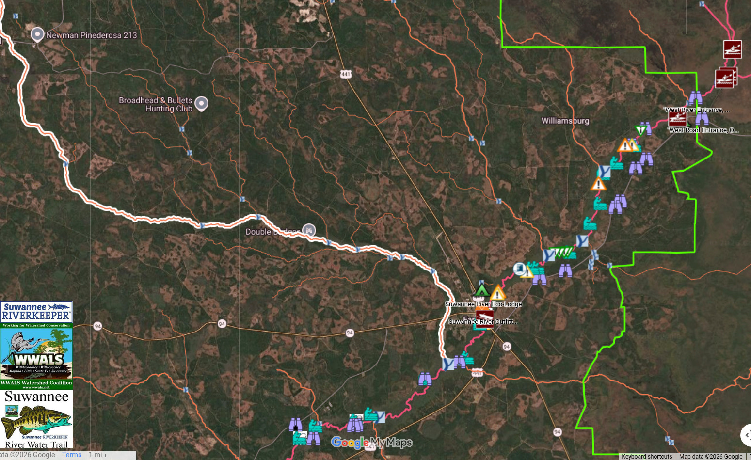 Map: Suwanoochee Creek, 2026-04-20 --SRWT