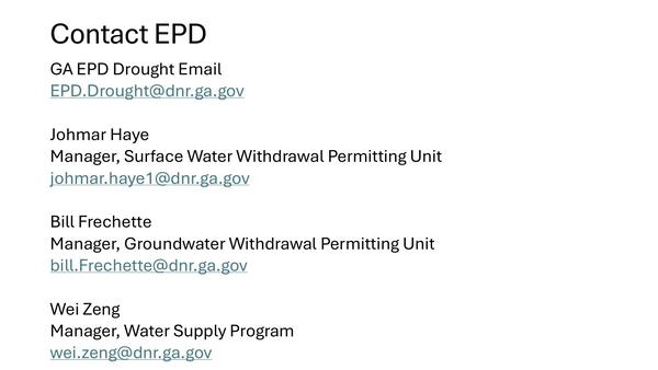 Contact EPD